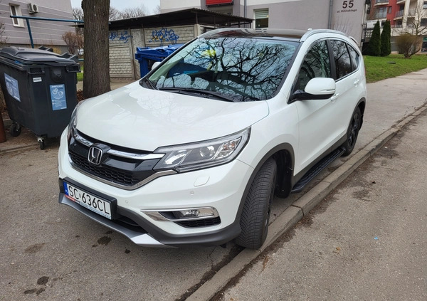 Honda CR-V cena 73900 przebieg: 168500, rok produkcji 2015 z Częstochowa małe 121